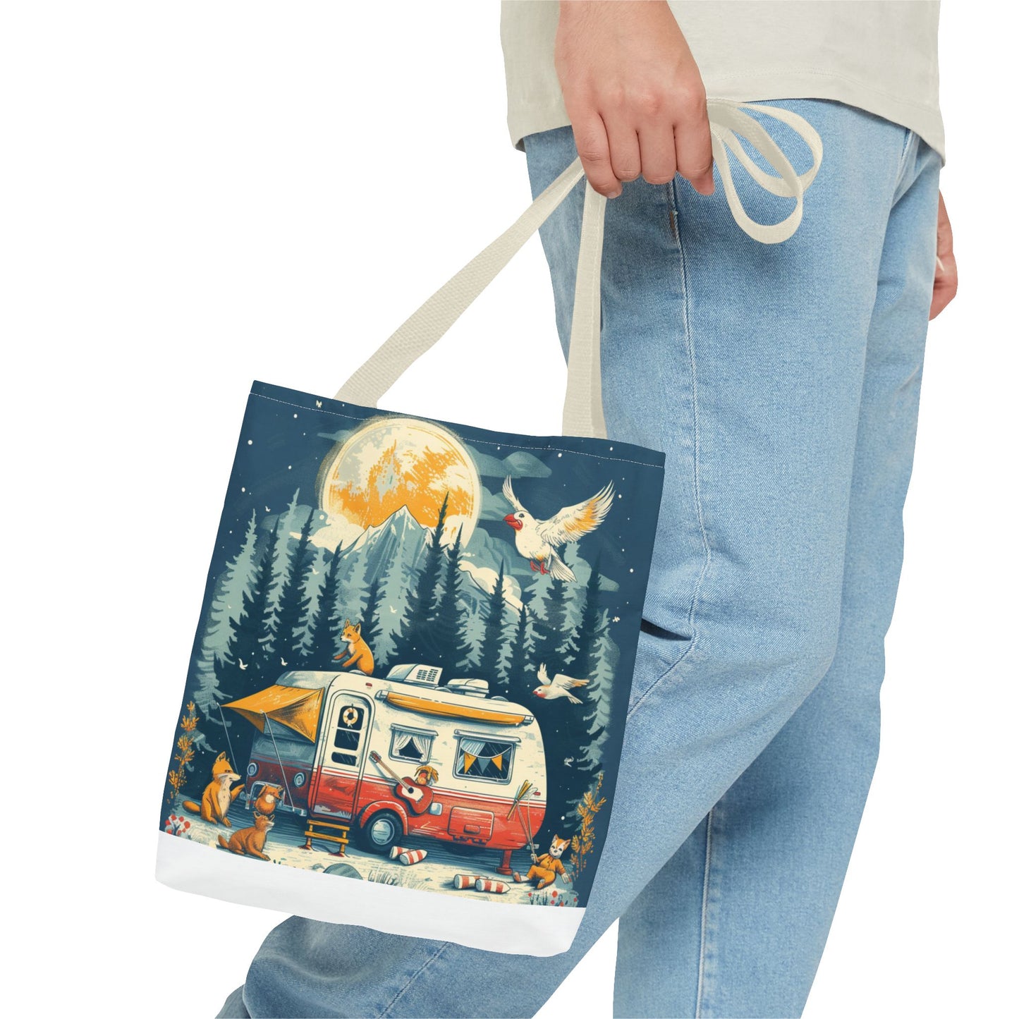 Camper fox Tote Bag (AOP)