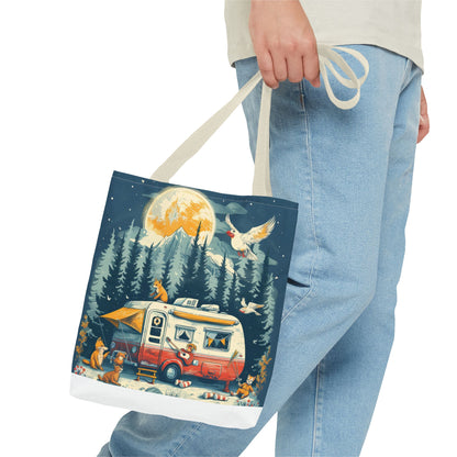 Camper fox Tote Bag (AOP)