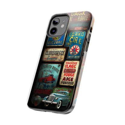 Retro car Tough Phone Cases