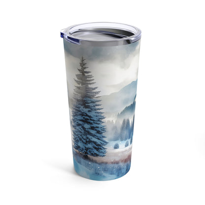 Winter forest Tumbler 20oz