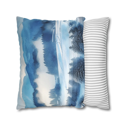 Spun Polyester Square Pillowcase