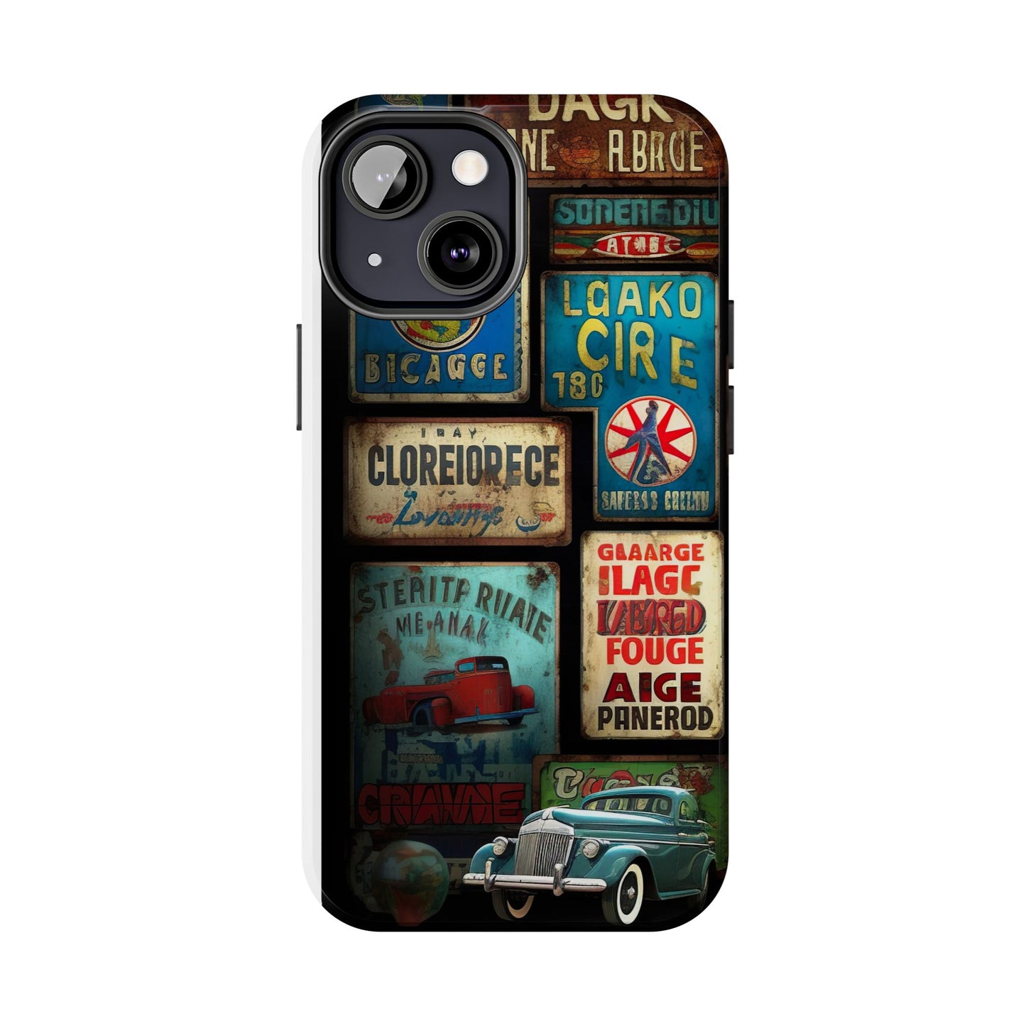 Retro car Tough Phone Cases