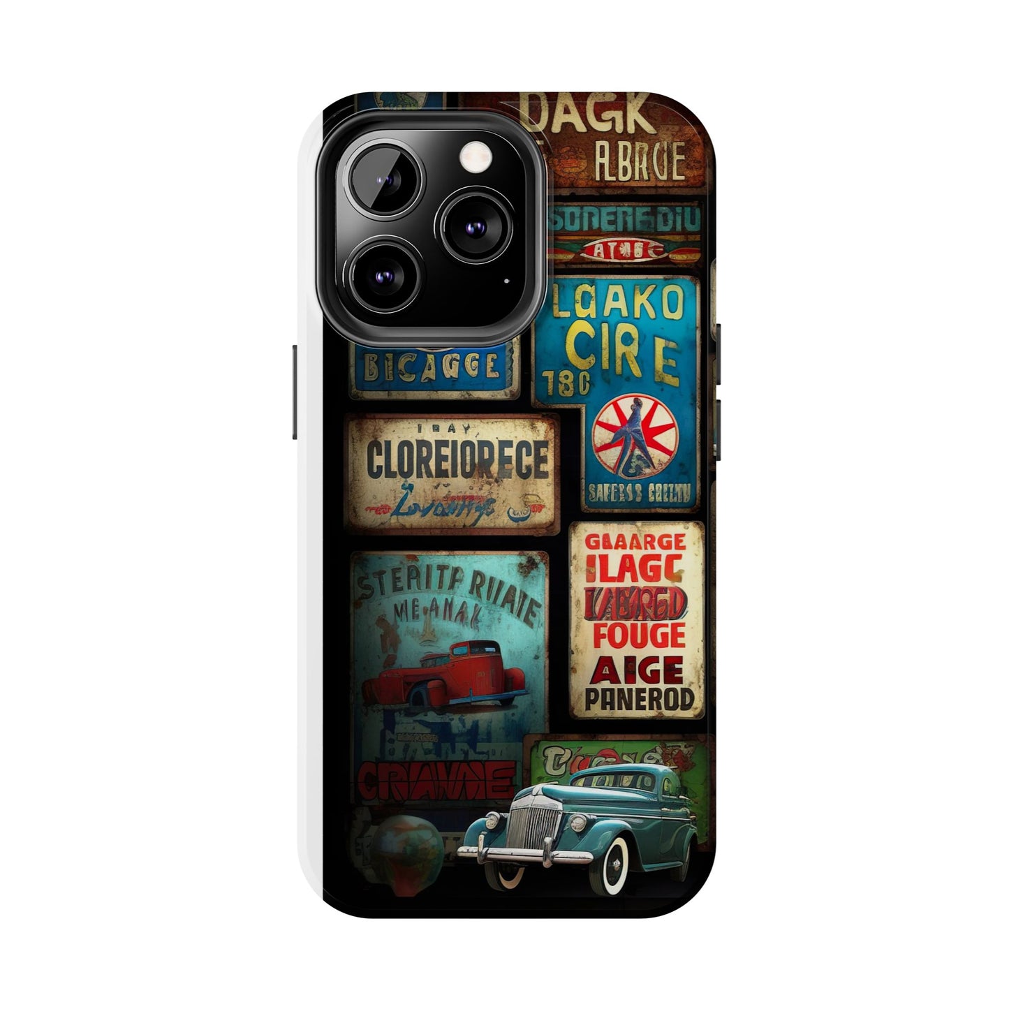 Retro car Tough Phone Cases