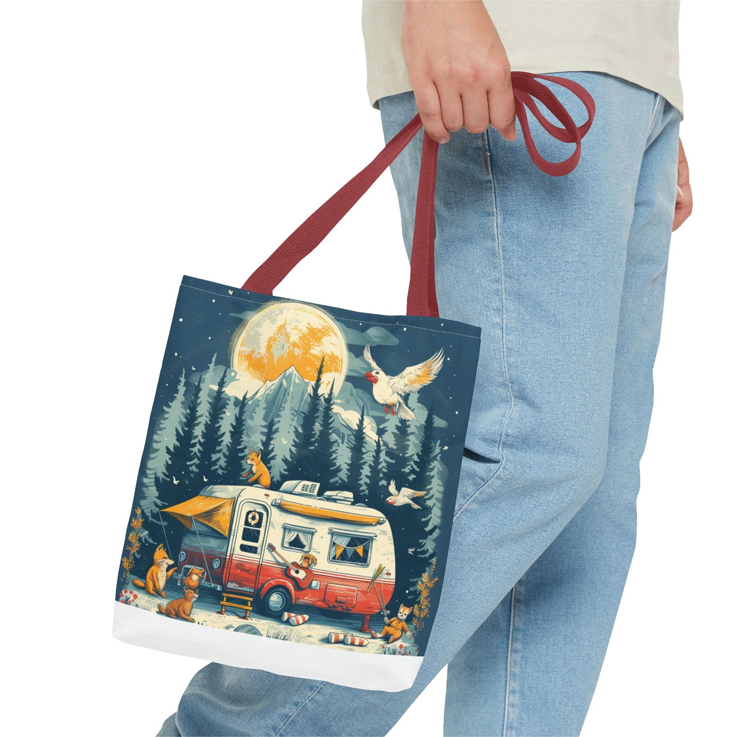 Camper fox Tote Bag (AOP)