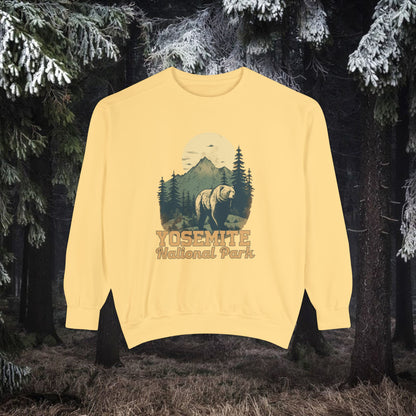 yosemite national park ,Unisex Garment-Dyed Sweatshirt