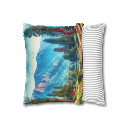 Redwood Polyester Square Pillowcase