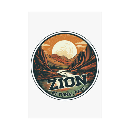 zion national park Matte Vertical Posters