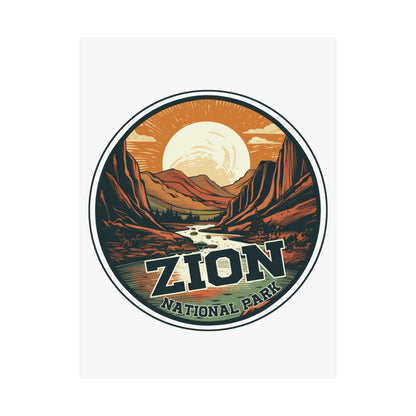 zion national park Matte Vertical Posters