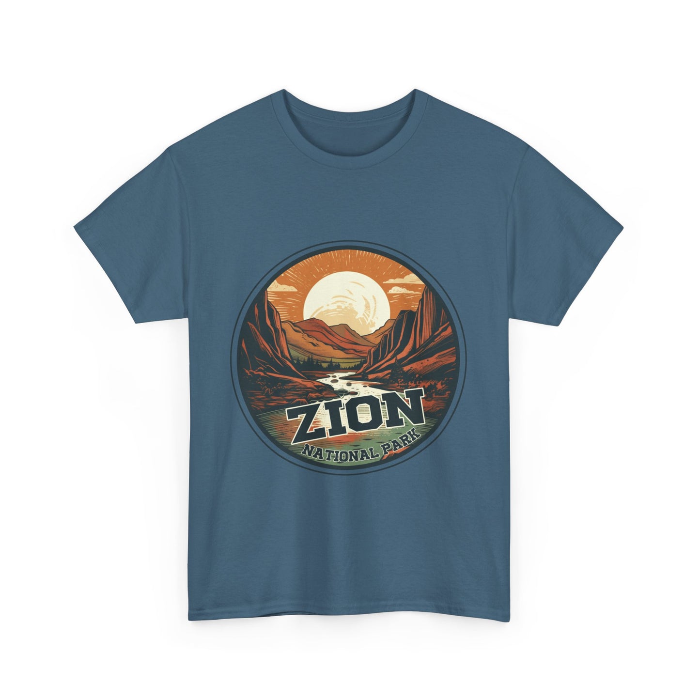 zion national park  Unisex Heavy Cotton Tee