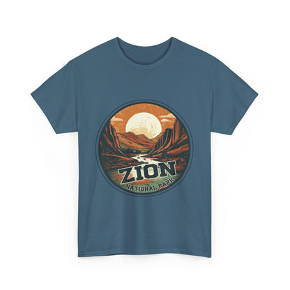 zion national park  Unisex Heavy Cotton Tee