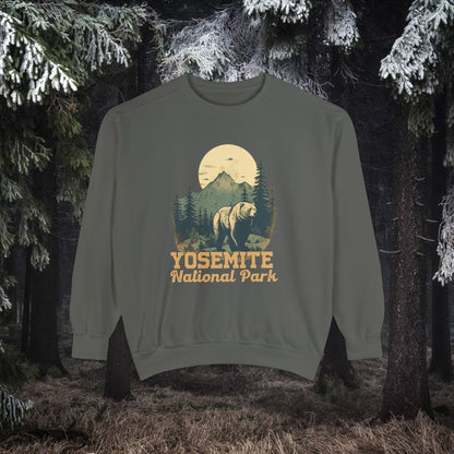 yosemite national park ,Unisex Garment-Dyed Sweatshirt