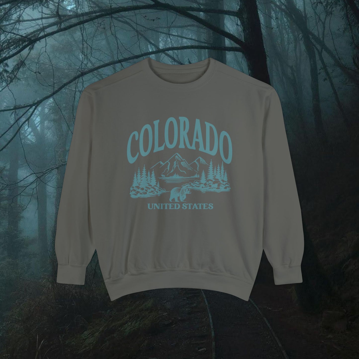 Colorado,Unisex Garment-Dyed Sweatshirt