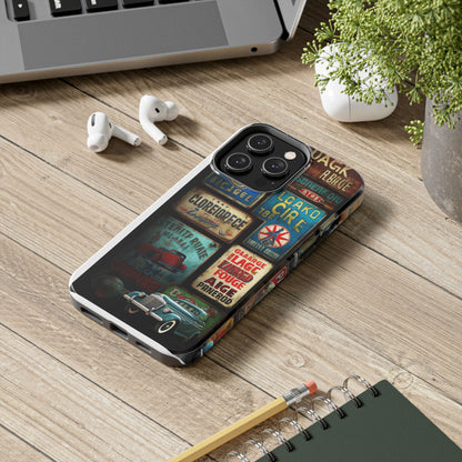 Retro car Tough Phone Cases