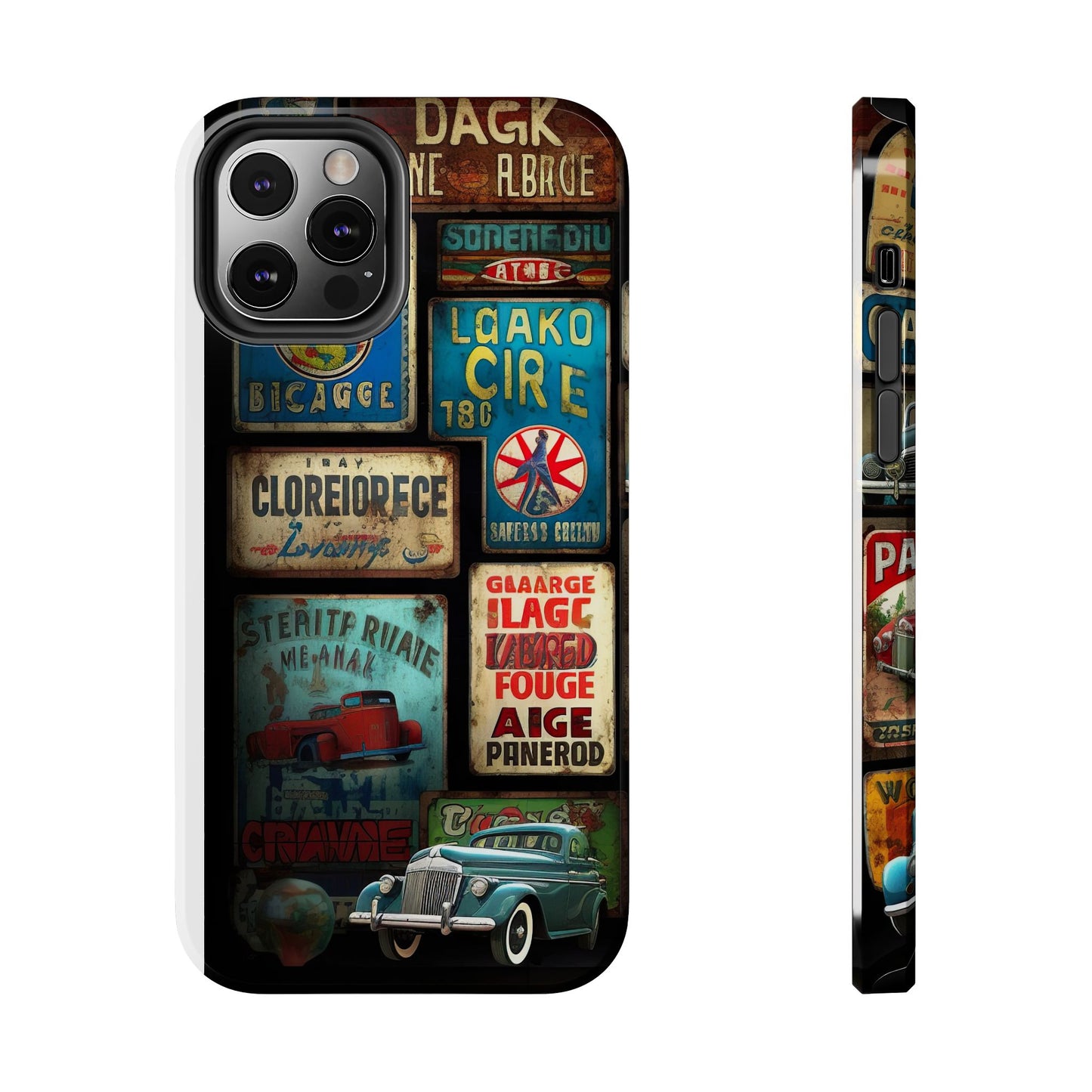 Retro car Tough Phone Cases