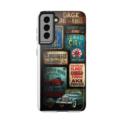 Retro car Tough Phone Cases