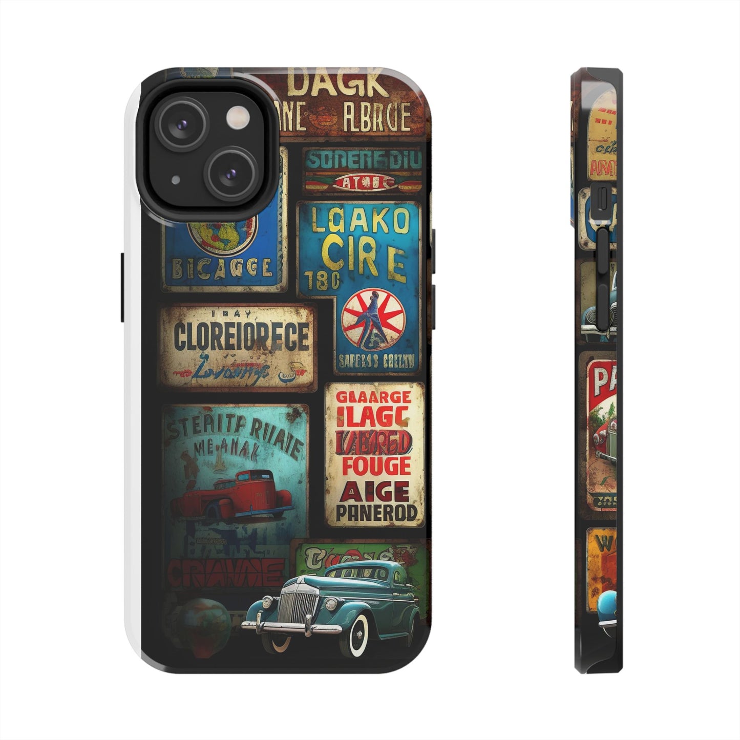 Retro car Tough Phone Cases