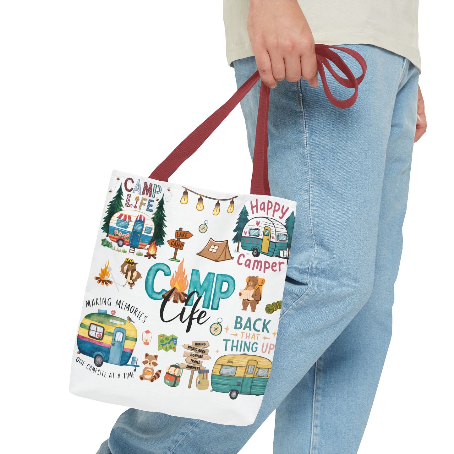 Camp life Tote Bag (AOP)