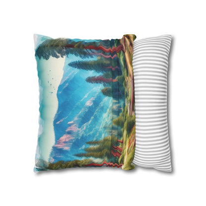 Redwood Polyester Square Pillowcase