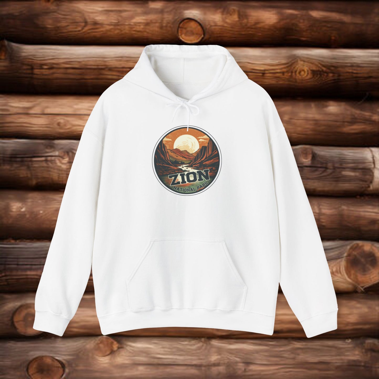 zion national park  ,Unisex Heavy Blend™ Hooded Sweatshirt