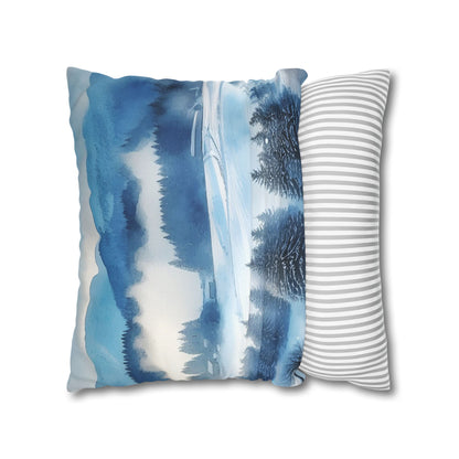 Spun Polyester Square Pillowcase