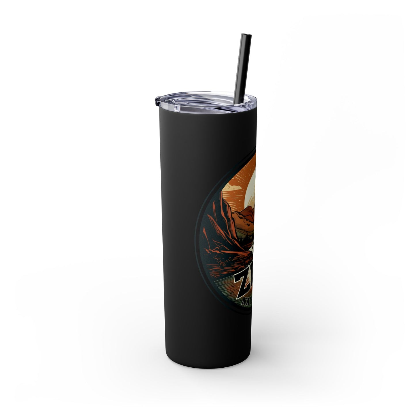 zion national park Tumbler with Straw, 20oz