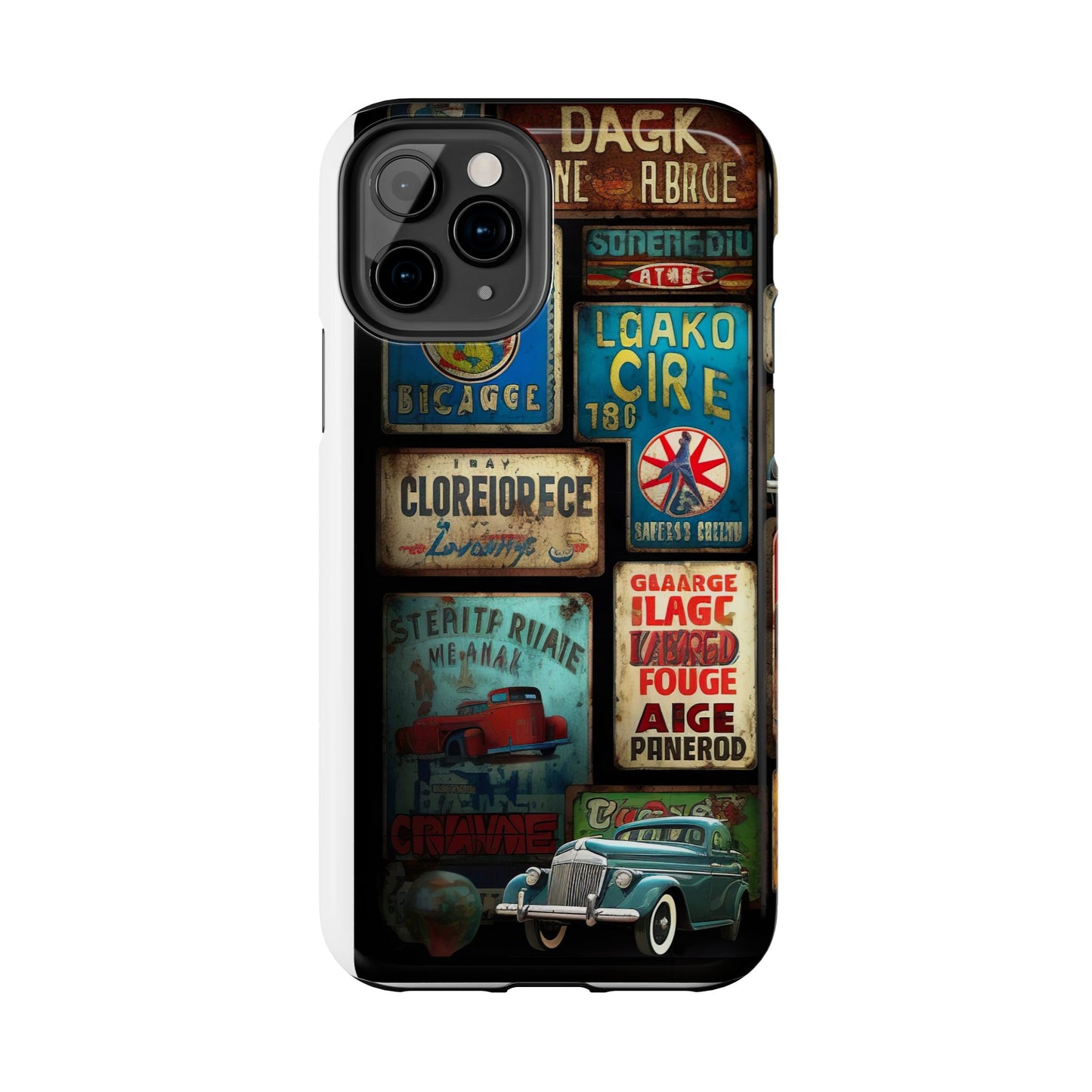 Retro car Tough Phone Cases