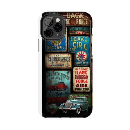 Retro car Tough Phone Cases