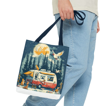 Camper fox Tote Bag (AOP)