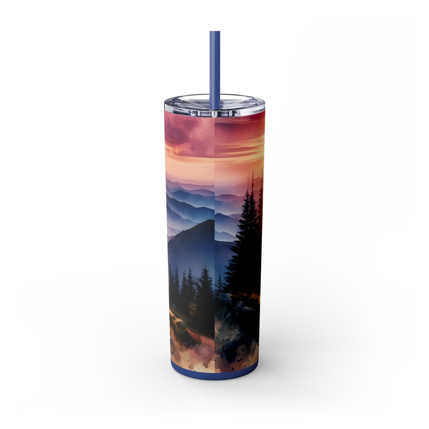 Sunset Tumbler with Straw, 20oz