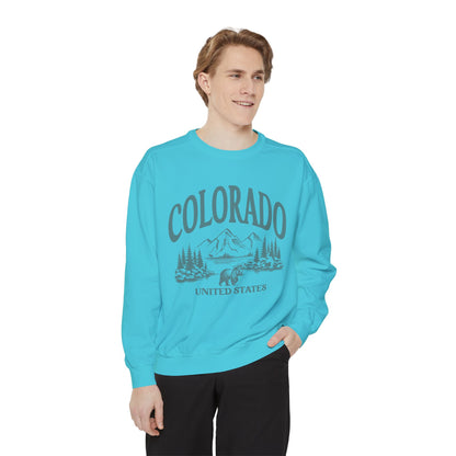 Colorado,Unisex Garment-Dyed Sweatshirt