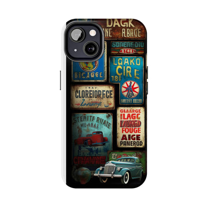 Retro car Tough Phone Cases