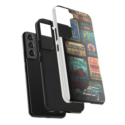 Retro car Tough Phone Cases