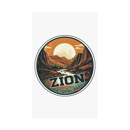 zion national park Matte Vertical Posters