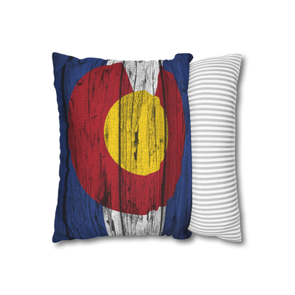 Colorado Polyester Square Pillowcase