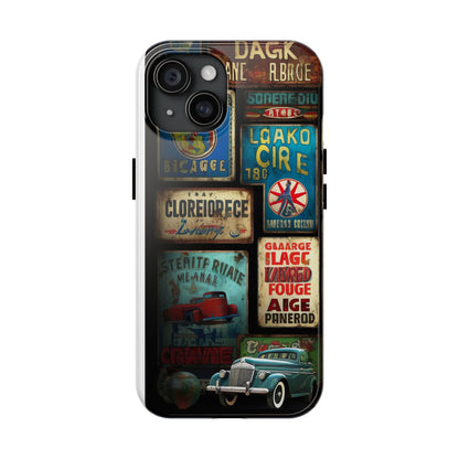 Retro car Tough Phone Cases