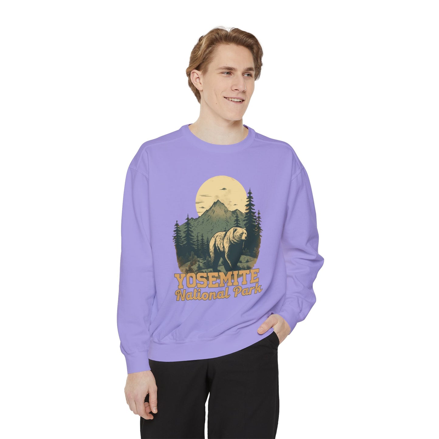 yosemite national park ,Unisex Garment-Dyed Sweatshirt