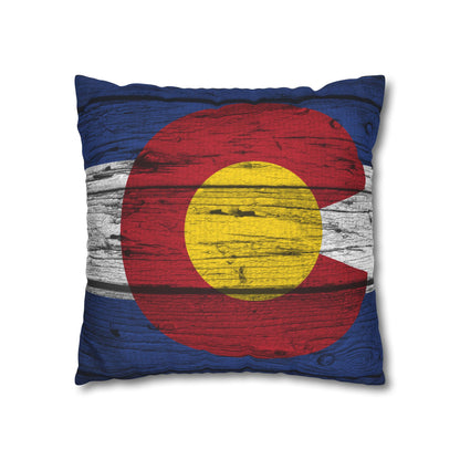 Colorado Polyester Square Pillowcase