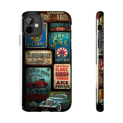 Retro car Tough Phone Cases