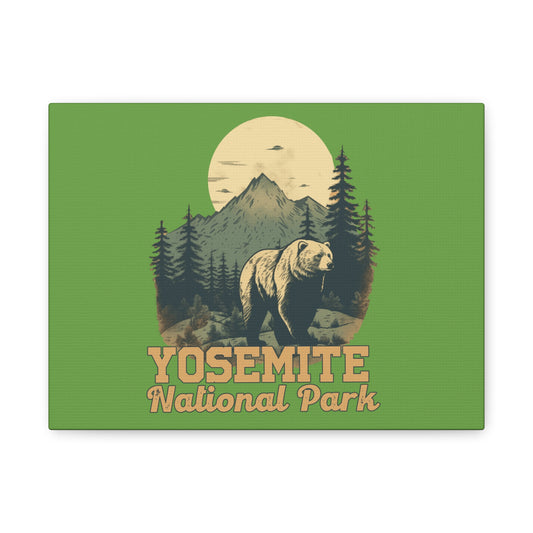 yosemite national park Matte Canvas, Stretched, 1.25"