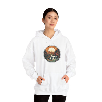 zion national park  ,Unisex Heavy Blend™ Hooded Sweatshirt