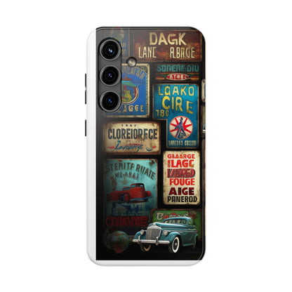 Retro car Tough Phone Cases